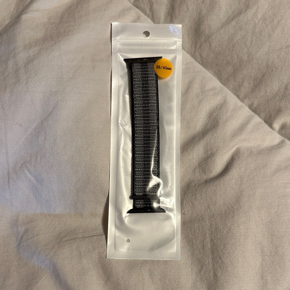 Black Nylon Watch Band